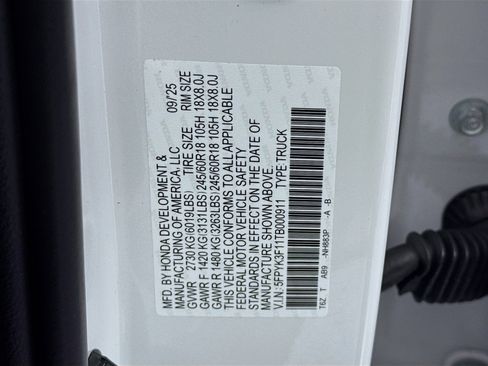 New 2026 Honda Ridgeline Sport image 30