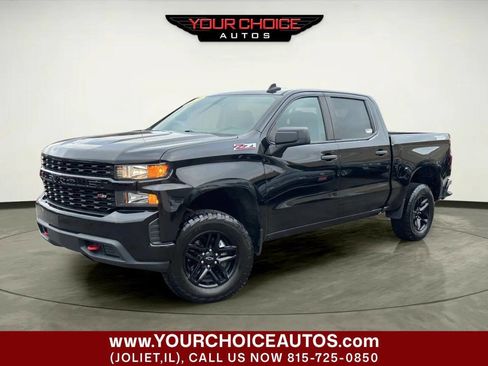 Used 2021 Chevrolet Silverado 1500 Custom Trail Boss w/ LPO, Dark Essentials Package image 1