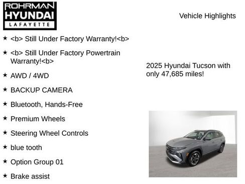 Used 2025 Hyundai Tucson SEL AWD/4WD image 7