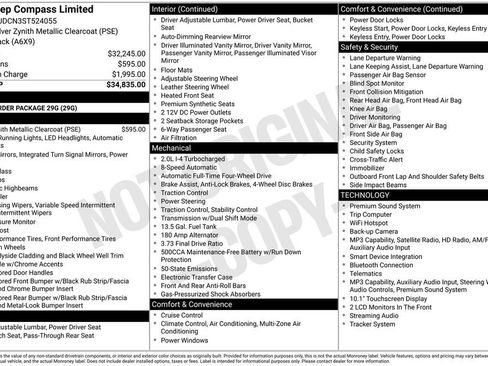 Used 2025 Jeep Compass Limited AWD/4WD image 4