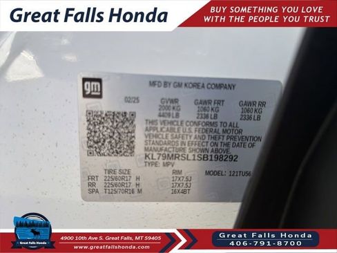 Used 2025 Chevrolet TrailBlazer LT AWD/4WD image 53