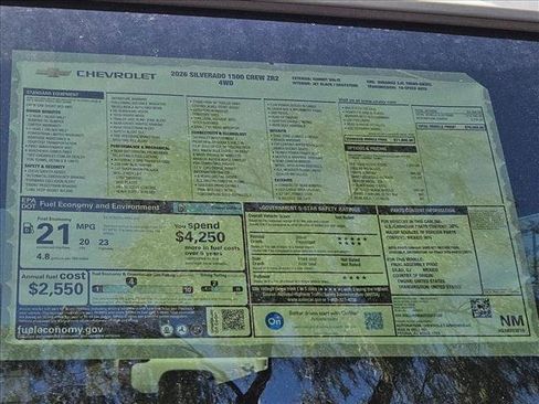 New 2026 Chevrolet Silverado 1500 ZR2 w/ LPO, Dark Essentials Package AWD/4WD image 18