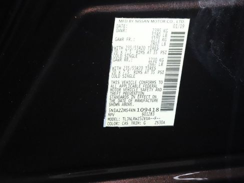 Used 2019 Nissan Murano SL w/ SL Technology Package AWD/4WD image 21