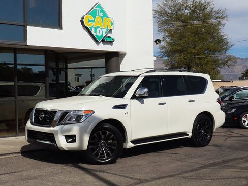 Used 2019 Nissan Armada Platinum w/ Captain's Chairs Package image 3