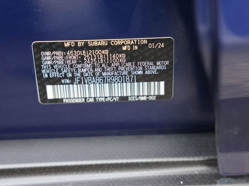 Used 2024 Subaru WRX AWD/4WD image 40