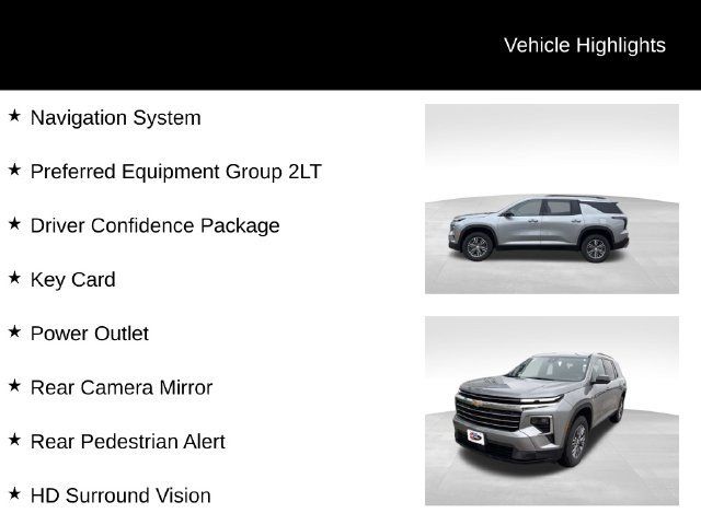 Used 2026 Chevrolet Traverse LT w/ Driver Confidence Package AWD/4WD image 3