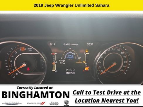 Used 2019 Jeep Wrangler Unlimited Sahara AWD/4WD image 17