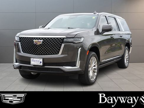 Used 2021 Cadillac Escalade ESV Premium Luxury w/ Driver Assist Tech Package RWD image 1