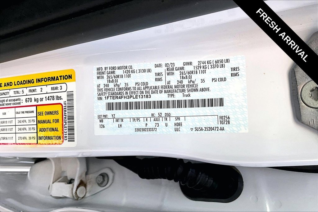 Used 2023 Ford Ranger XLT w/ Equipment Group 302A High AWD/4WD image 19