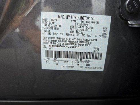 Certified 2023 Ford Explorer XLT w/ Equipment Group 202A AWD/4WD image 27