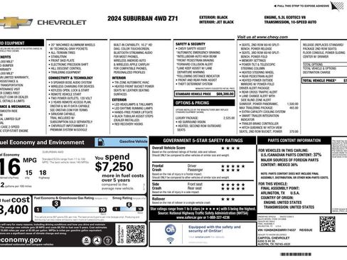 Used 2024 Chevrolet Suburban Z71 w/ Luxury Package image 4