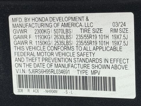 Certified 2024 Honda CR-V Sport Touring image 28