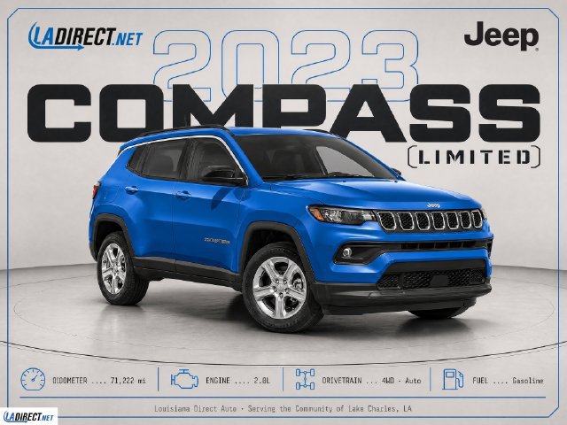 Used 2023 Jeep Compass Limited AWD/4WD image 1