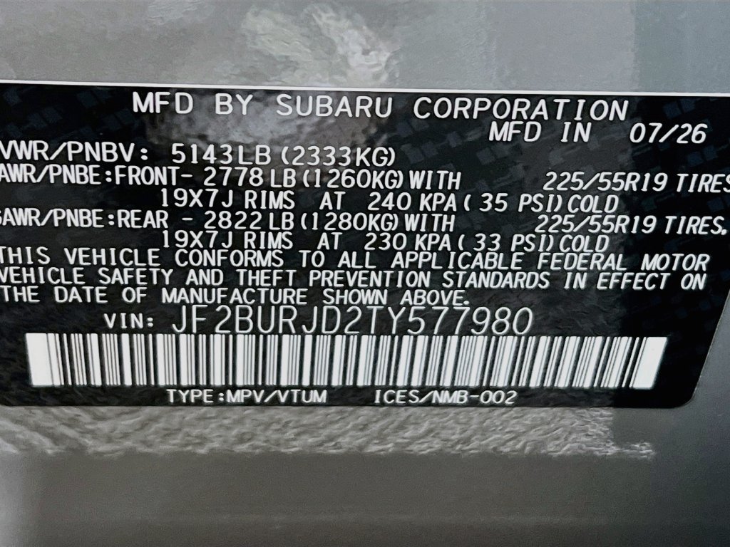 New 2026 Subaru Outback Touring XT AWD/4WD image 23