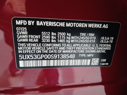 Used 2025 BMW X3 xDrive30i w/ Premium Package AWD/4WD image 6