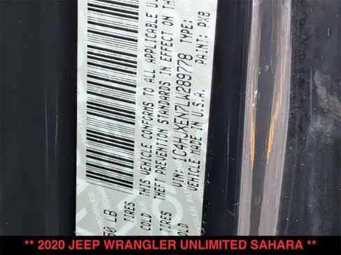 Used 2020 Jeep Wrangler Unlimited Sahara image 29