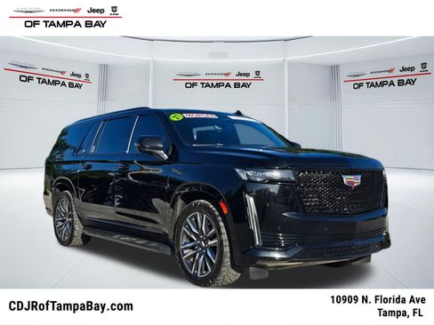 Used 2021 Cadillac Escalade ESV Sport w/ Driver Assist Tech Package AWD/4WD image 1