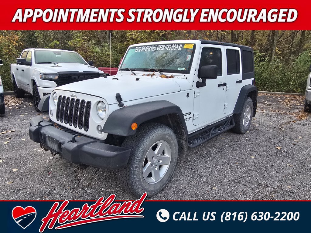 Used 2015 Jeep Wrangler Unlimited Sport w/ Quick Order Package 24S AWD/4WD image 1