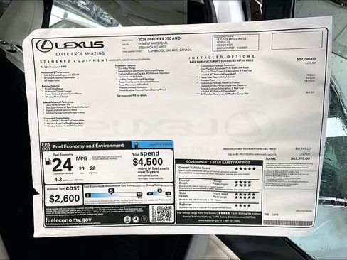 New 2026 Lexus RX 350 Premium Plus image 13