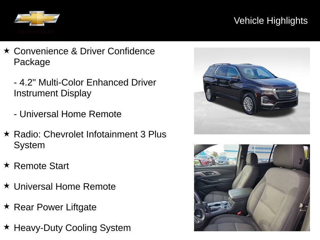 Used 2022 Chevrolet Traverse LT FWD image 19