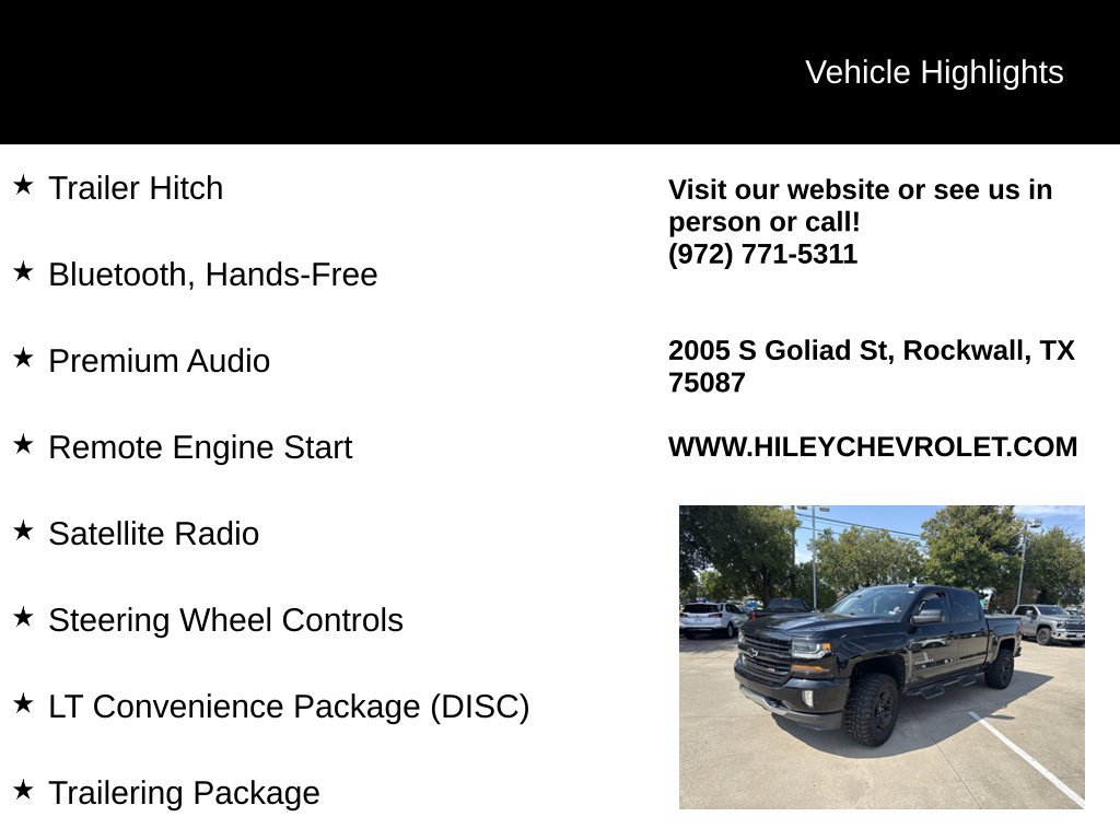 Used 2017 Chevrolet Silverado 1500 LT AWD/4WD image 6