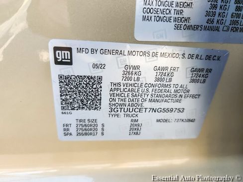 Certified 2022 GMC Sierra 1500 Elevation w/ Elevation Premium Package AWD/4WD image 25