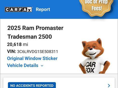Used 2025 RAM ProMaster 2500 FWD image 3