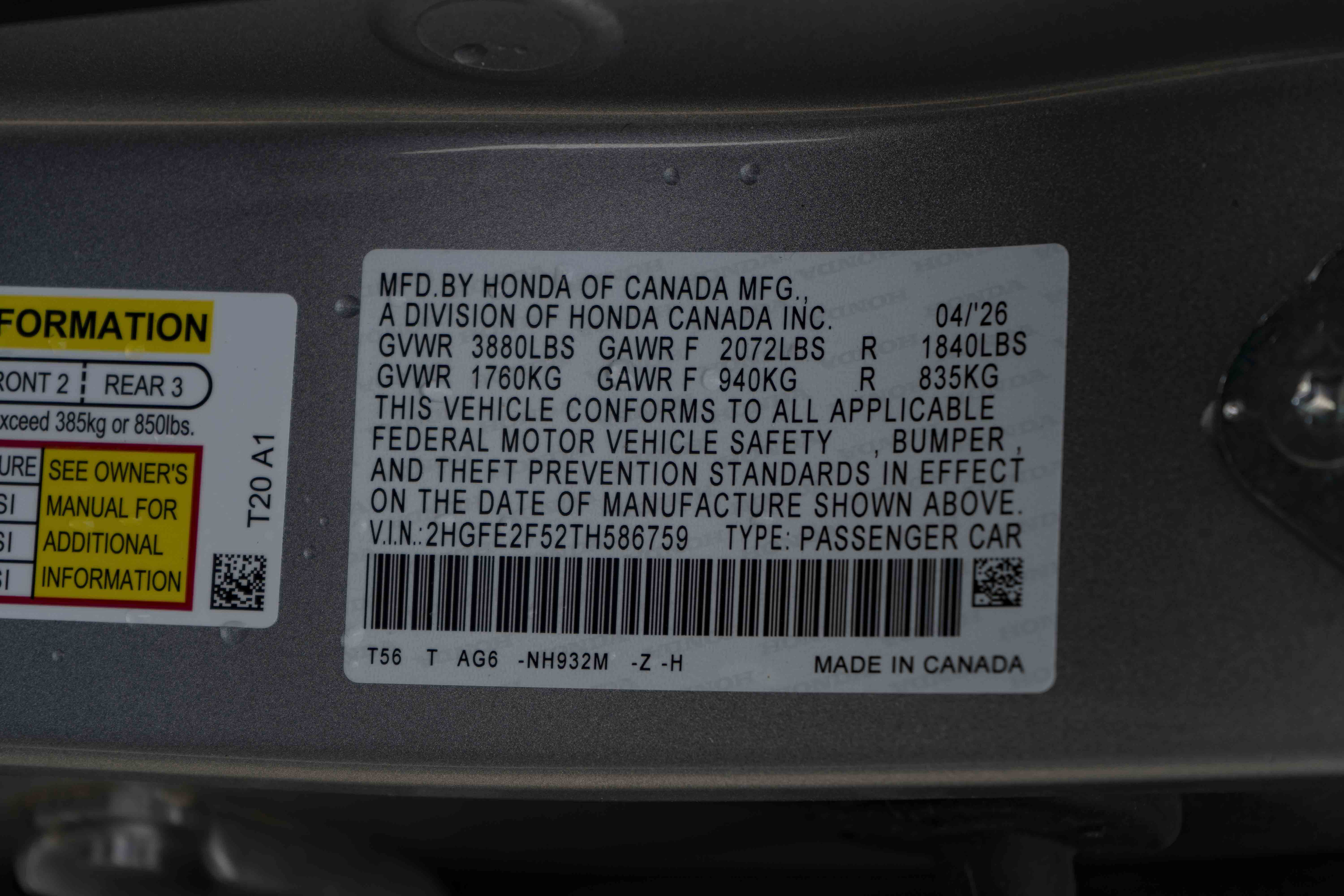 Used 2026 Honda Civic Sport image 40