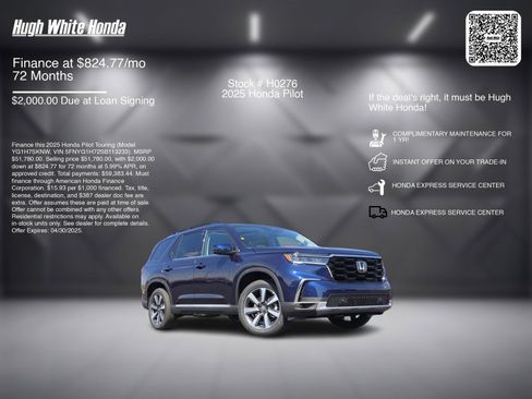 Used 2025 Honda Pilot Touring image 6