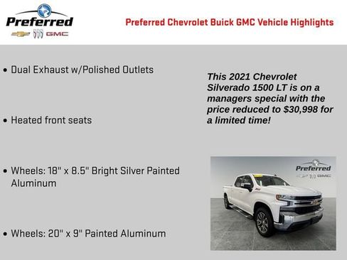 Certified 2021 Chevrolet Silverado 1500 LT AWD/4WD image 4