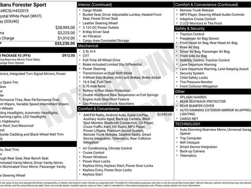 Used 2020 Subaru Forester Sport w/ Popular Package #2 image 5