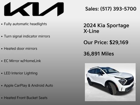 Used 2024 Kia Sportage X-Line w/ X-Line Premium Package AWD/4WD image 12