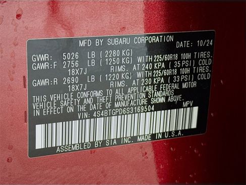 Used 2025 Subaru Outback Touring XT image 32