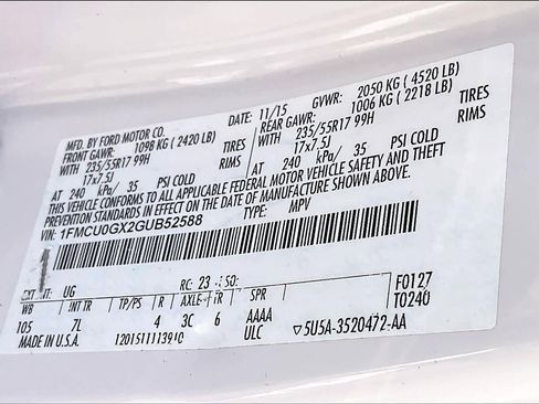 Used 2016 Ford Escape SE image 32