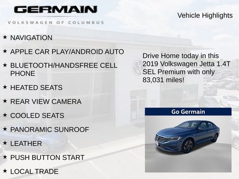 Used 2019 Volkswagen Jetta SEL Premium FWD image 4