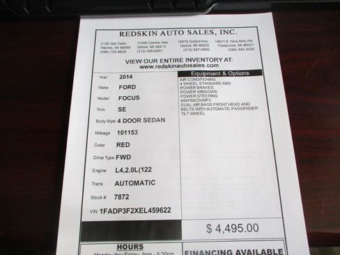 Used 2014 Ford Focus SE image 13