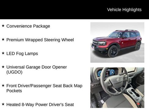 New 2025 Ford Bronco Sport Big Bend w/ Convenience Package image 7