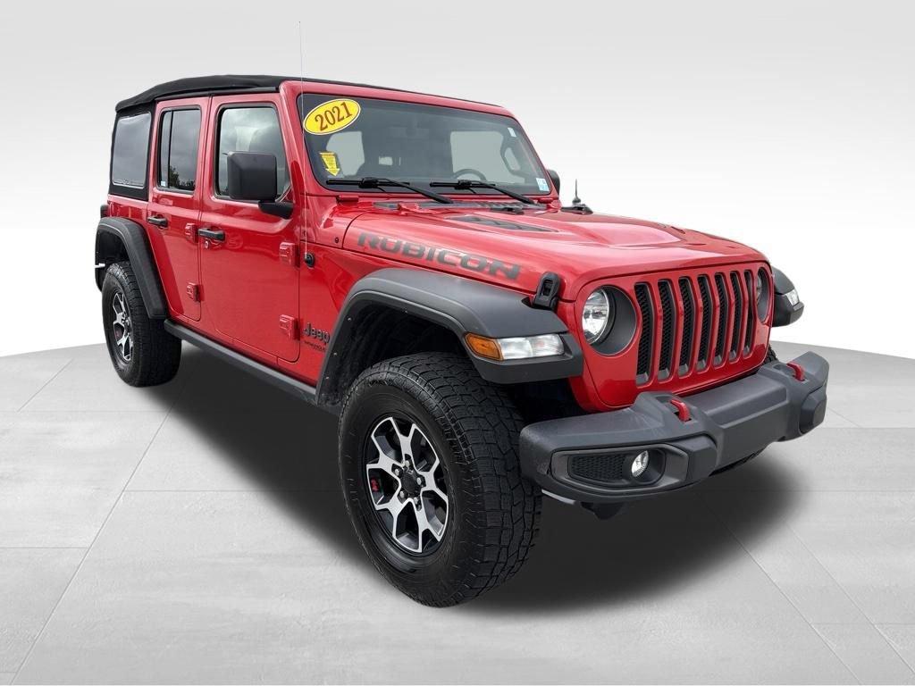 Used 2021 Jeep Wrangler Unlimited Rubicon AWD/4WD image 3