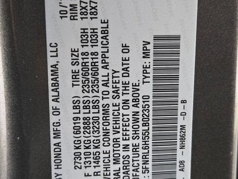 Used 2020 Honda Odyssey EX image 22