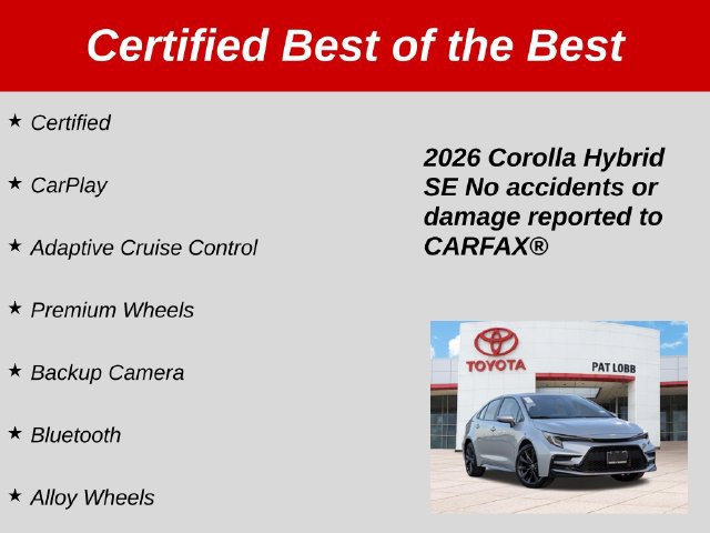 Certified 2026 Toyota Corolla SE FWD image 38