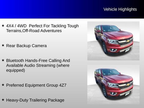 Used 2018 Chevrolet Colorado Z71 AWD/4WD image 4