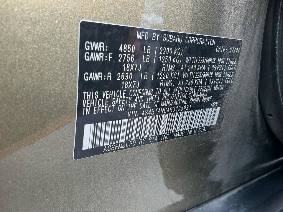 Certified 2025 Subaru Outback Limited AWD/4WD image 39