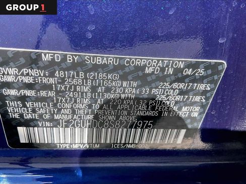 Used 2025 Subaru Crosstrek 2.0i Premium image 32