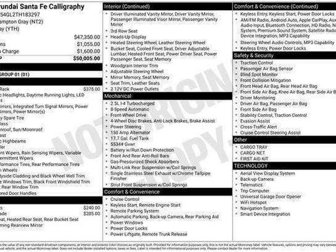 New 2026 Hyundai Santa Fe Calligraphy FWD image 31