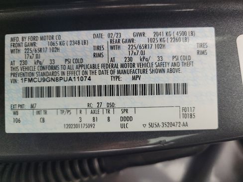Used 2023 Ford Escape Active AWD/4WD image 33