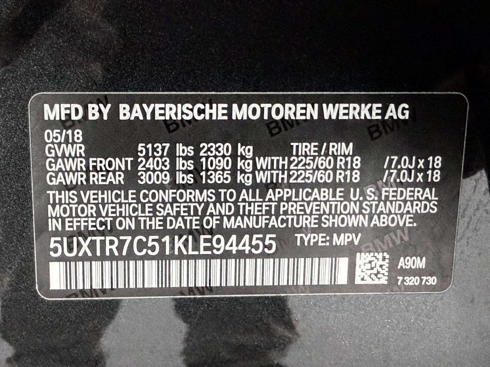Used 2019 BMW X3 sDrive30i RWD image 24