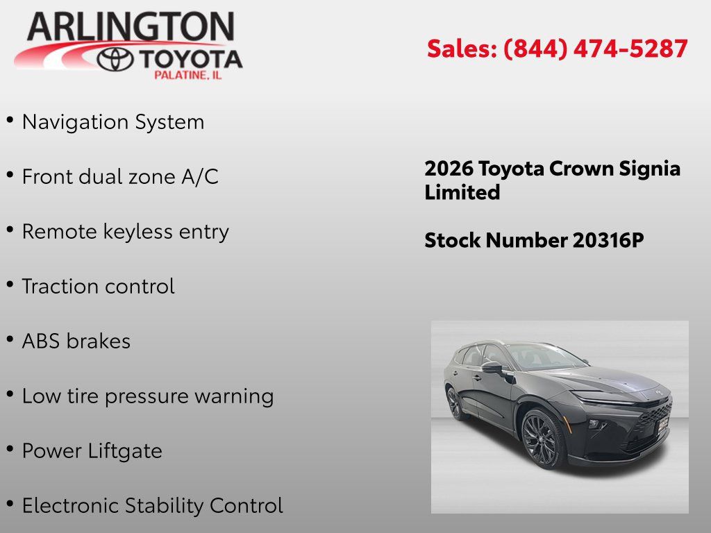Used 2026 Toyota Crown Signia w/ Advanced Technology Package AWD/4WD image 4