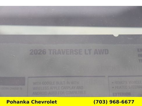 New 2026 Chevrolet Traverse LT AWD/4WD image 27