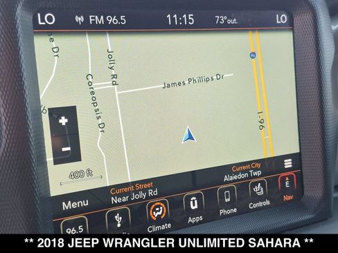 Used 2018 Jeep Wrangler Unlimited Sahara AWD/4WD image 4