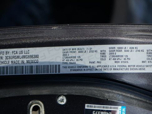 Used 2021 RAM 2500 Big Horn w/ Level B Equipment Group image 57